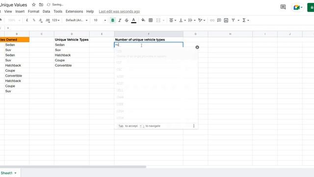 How to Count Unique Values in Google Sheets [Easy Examples]