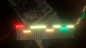 ESP 32 - графический анализатор спектра  на матрице ws2812B 8*32