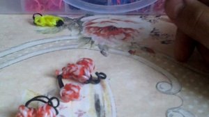 Плетение из резинок фрукты.