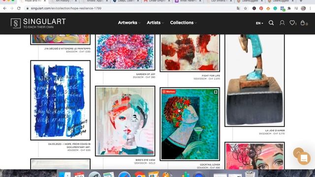 Singulart галерея Шаг За Шагом обзор ЧАСТЬ 1. Sell and buy art online.