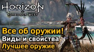 Horizon Forbidden West | Оружие | Виды и свойства оружия | Лучшее оружие