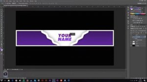 Simple banner Template | Glyph Design (photoshop)