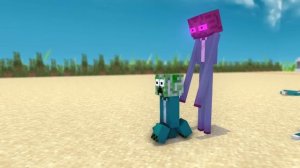 Monster School: SQUID GAME TITAN SPEAKER & TV HEAD - Minecraft Animation