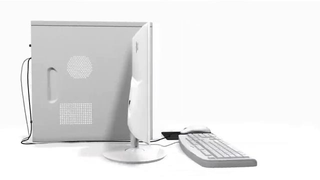 Black Computer 3d Model - 3ds Max