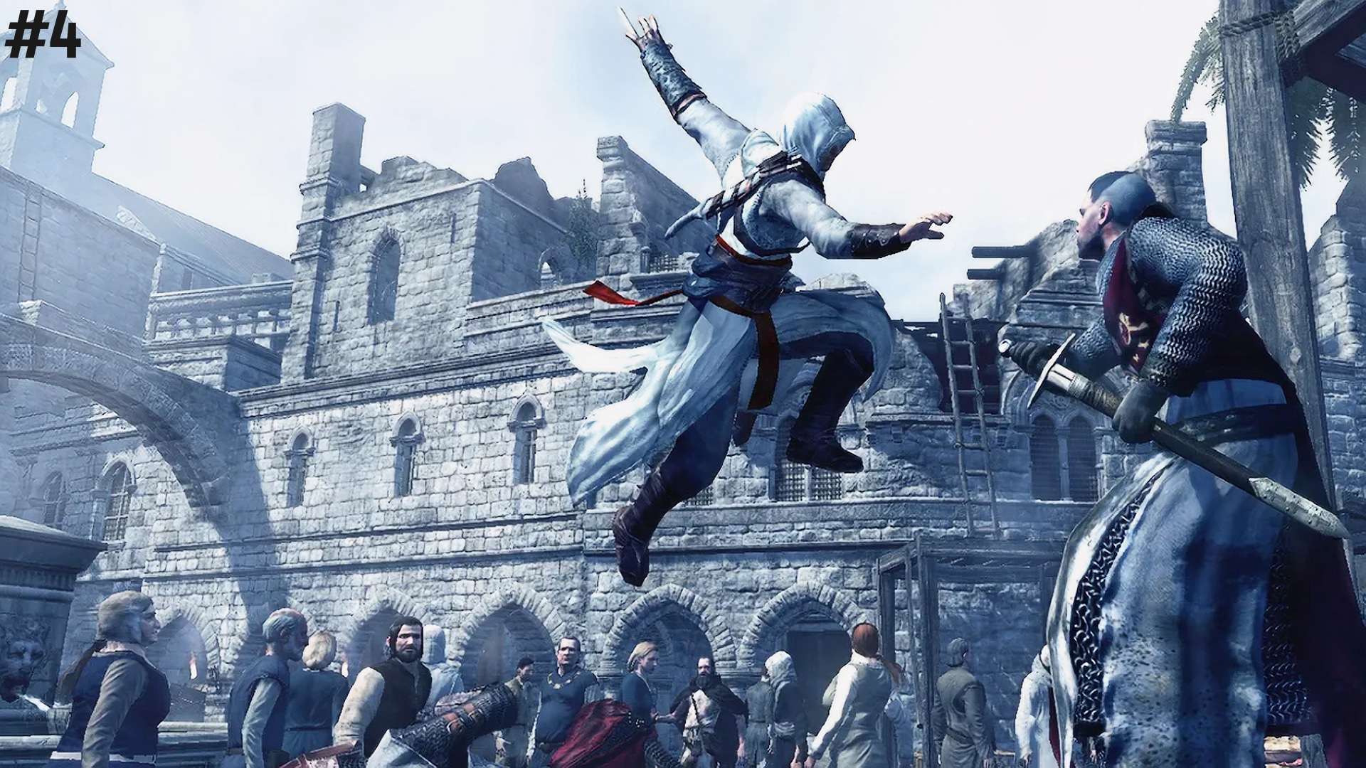 Ассасин крид первые части. Assassin's Creed 1. Assassins Creed 2007 Альтаир. Ассасин Крид 1 ремейк. Ассасин 1 игра.