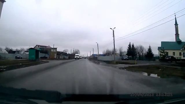 Video about Russia 2015.04.27 Spring Chuvashia Kanash filthy Weather Cloudy Rain drizzle