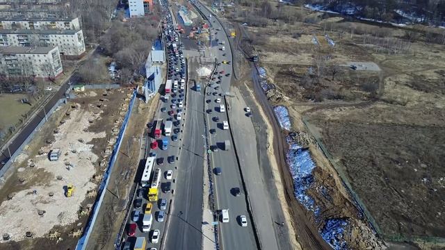 Реконструкция шоссе Энтузиастов в Балашихе.