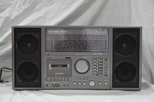 Silver ST888 Space Master II Tape Radio AUX Vintage Boombox-ЯПОНИЯ
