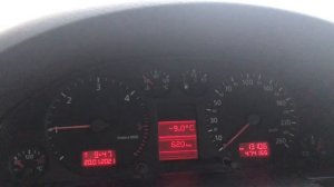 Audi C5 1.9 tdi AFN 81kw 2000 холодный запуск, cold start after 3 days.