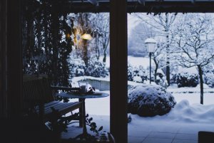 Зимний вечер песня под баян