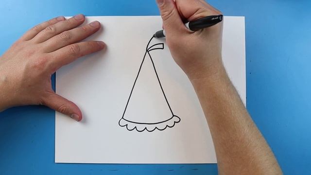How to Draw a BIRTHDAY HAT!!! смотреть онлайн