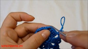 Как связать снежинку крючком