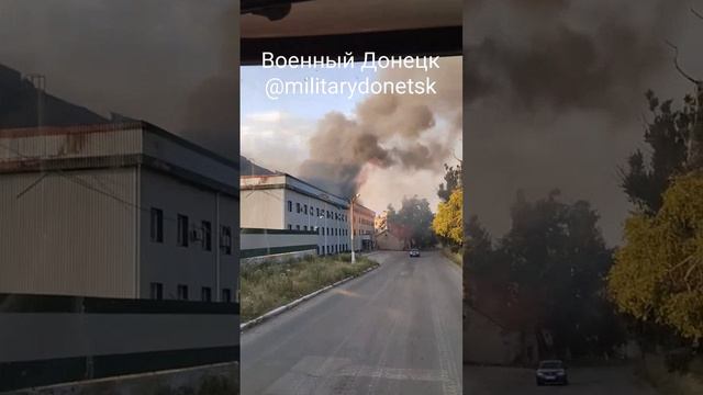 Утренний обстрел Петровского района Донецка