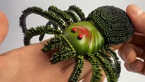 Набор животных "Пауки" с пищалкой 2 шт., резиновые