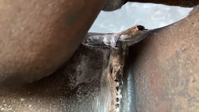 Сварка чугунного коллектора от тойоты смотреть онлайн