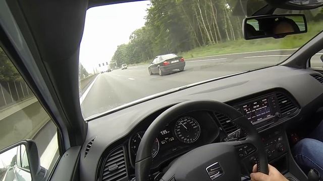 Seat Leon 5F Cupra 280 DSG - acceleration sound test drive clubseat.eu смотреть онлайн