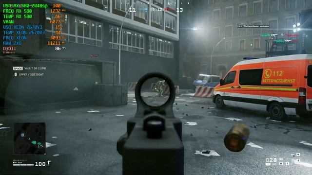 World War 3 RX 580 2048sp + Xeon E5 2670v3 16gb смотреть онлайн