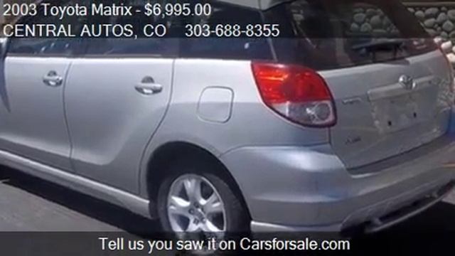 2003 Toyota Matrix XRS Hatchback - for sale in Castle Rock, смотреть онлайн