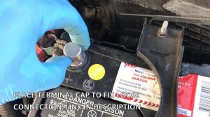 Honda Accord Loose/Corroded Battery Connection Repair 2002-2007 - 1 1/2 MINUTE DIY VIDEO