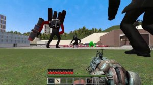 Who is the strongest? MECHA SPEAKER MAN AND CAMERA MAN In Garry's Mod