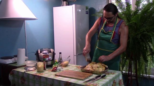 Курица горячего копчения - Пикантная