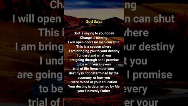 God Message Today | God Message For You Today | #godmessageformetoday