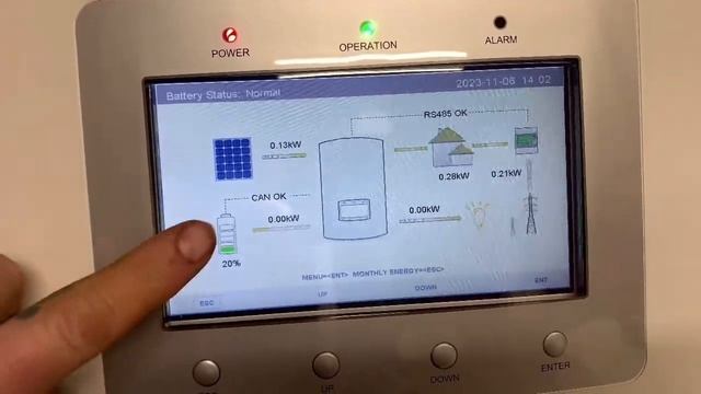 Solis Hybrid Inverter - Display Overview смотреть онлайн