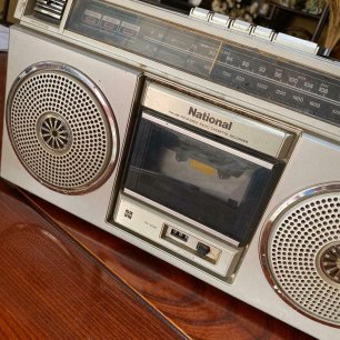 Panasonic National RX-5020 AM FM Stereo Radio Cassette Recorder Boombox.