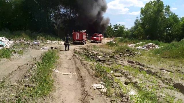 Харьков. 22 июня, горит свалка, улица Ковпака. смотреть онлайн