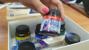 Краски акриловые для ткани 5цв 70мл Гамма Батик хобби 251004