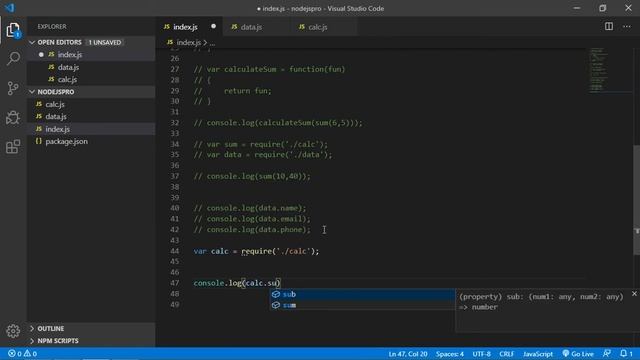 Node JS Tutorial - Module Patterns