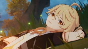 Кат сцена Итера и Люмин (сон гг)