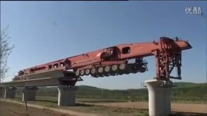 ЖЕСТЬ !!Так строят мосты в Китае! Мостоукладчик. Мегамашины