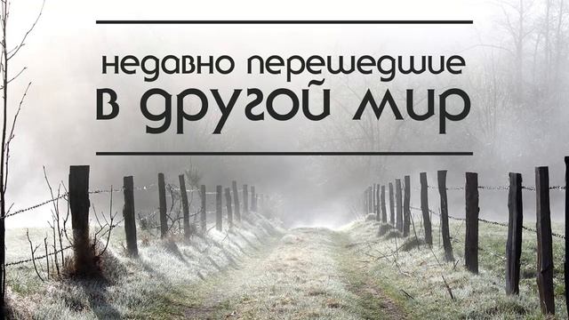 Недавно перешедшие в другой мир смотреть онлайн