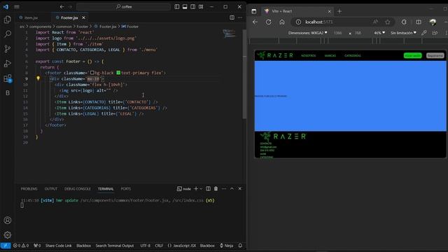 React Tailwindcss vite | Footer Responsive | Tutorial desde cero paso a paso | Ecomerce Parte#2 смотреть онлайн
