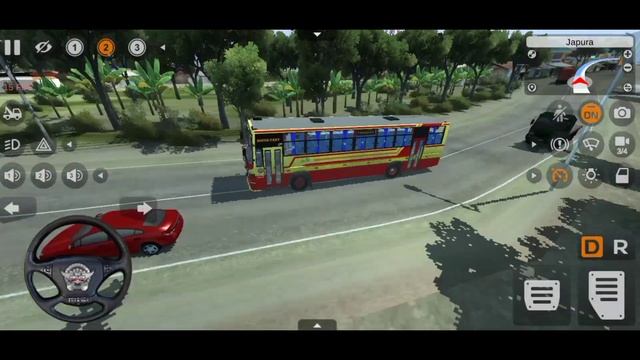 Ksrtc Super Fast Express Bus Driving | Bus Simulator Indonesia | Gameplay Video#bussid#bussidmod