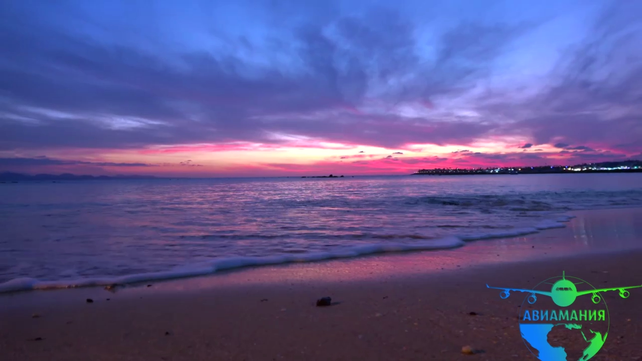 Канары Лансароте видео- закат на Плайя Дорада (Playa Dorada )