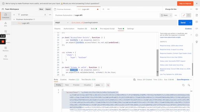 6. Verify API Response Schemas with Ease - Mastering API Automation Testing using Postman