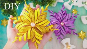 СУПЕР СНЕЖИНКА из ФОАМИРАНА своими руками