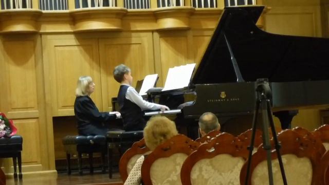 Мастер-класс И.С.Бах Трехголосная инвенция до-минор, преподаватель, Наталия Владимировна Фоломешкина