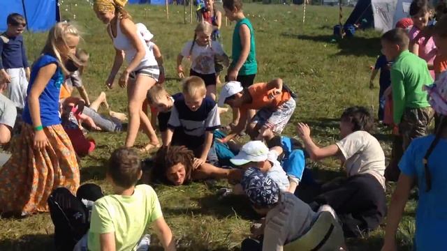 Игры с детьми. Фестиваль "Энергия жизни" смотреть онлайн