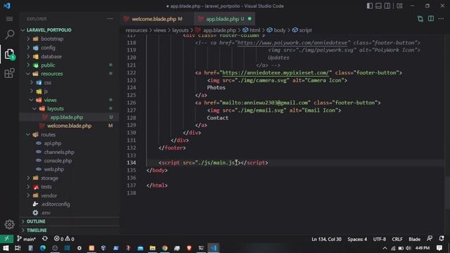 Template Integration, Part 1 | #4 | Laravel Dynamic Portfolio