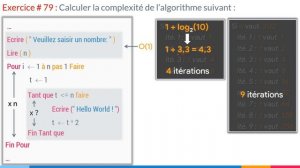 Exercice corrigé #79: Complexité quasi-linéaire O(n log n) (Darija)