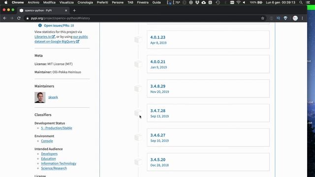 Installare OpenCV Python con Pip - Corso Computer Vision смотреть онлайн