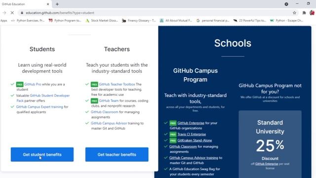 GITHUB | Github Student Developer pack | College Student