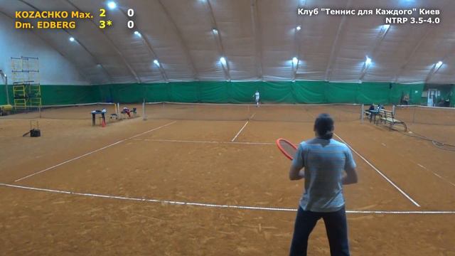 ПУШЕР НА НИЗКОМ ТЕМПЕ NTRP 3.5 - 4.0 Матч любителей. Контр-панчер (пушер) делает свое дело смотреть онлайн