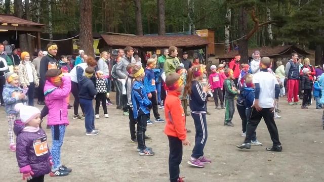 Осенний трейл на Калиновке разминка перед стартом смотреть онлайн