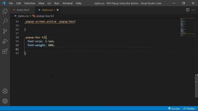 Popup Subscribe For a Website | With Blur Background - HTML, CSS & Js | Coding Karunadu #newtoyou