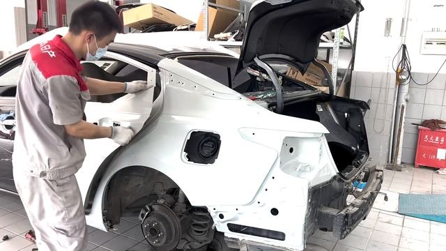 Nissan Teana Side Panel Cutting and Replacement: Perfecting the Vehicle's Body смотреть онлайн