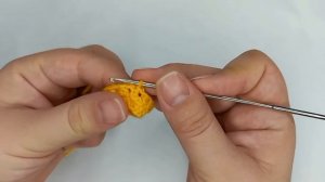 Корона для игрушки крючком. Crochet crown for a toy